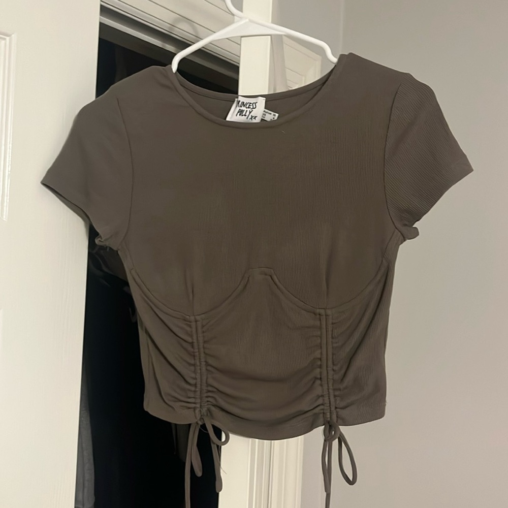 Princess Polly Ribbed Top with Underwire